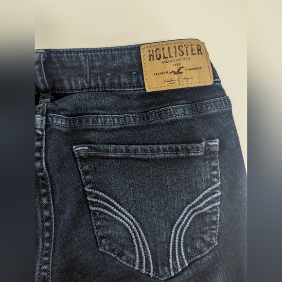 Hollister Co. Junior's or Women's Skinny Jeans Dark Wash Size 0 Short W24 L29 - Picture 8 of 10
